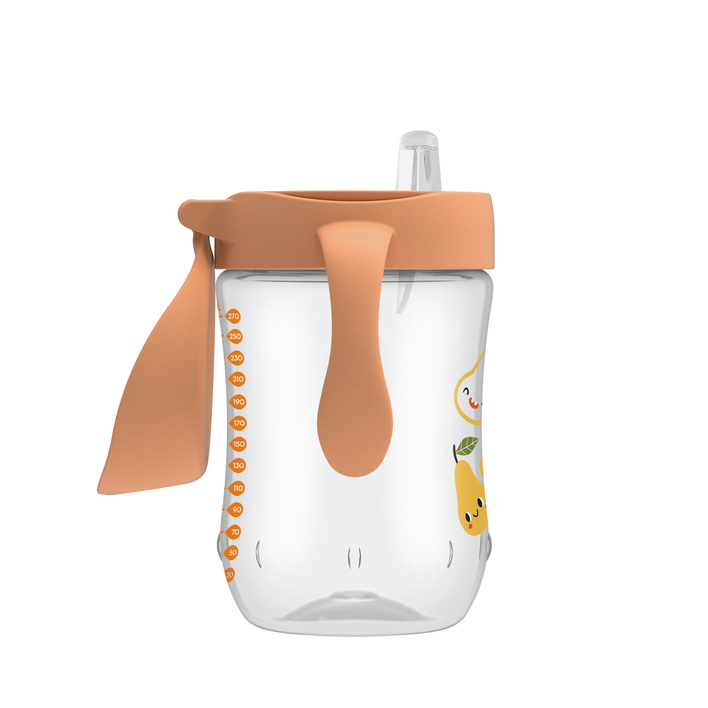 Dr. Brown’s® Soft-Spout Sippy Cup with Handles 9 oz/270 ml Pear - Image 3