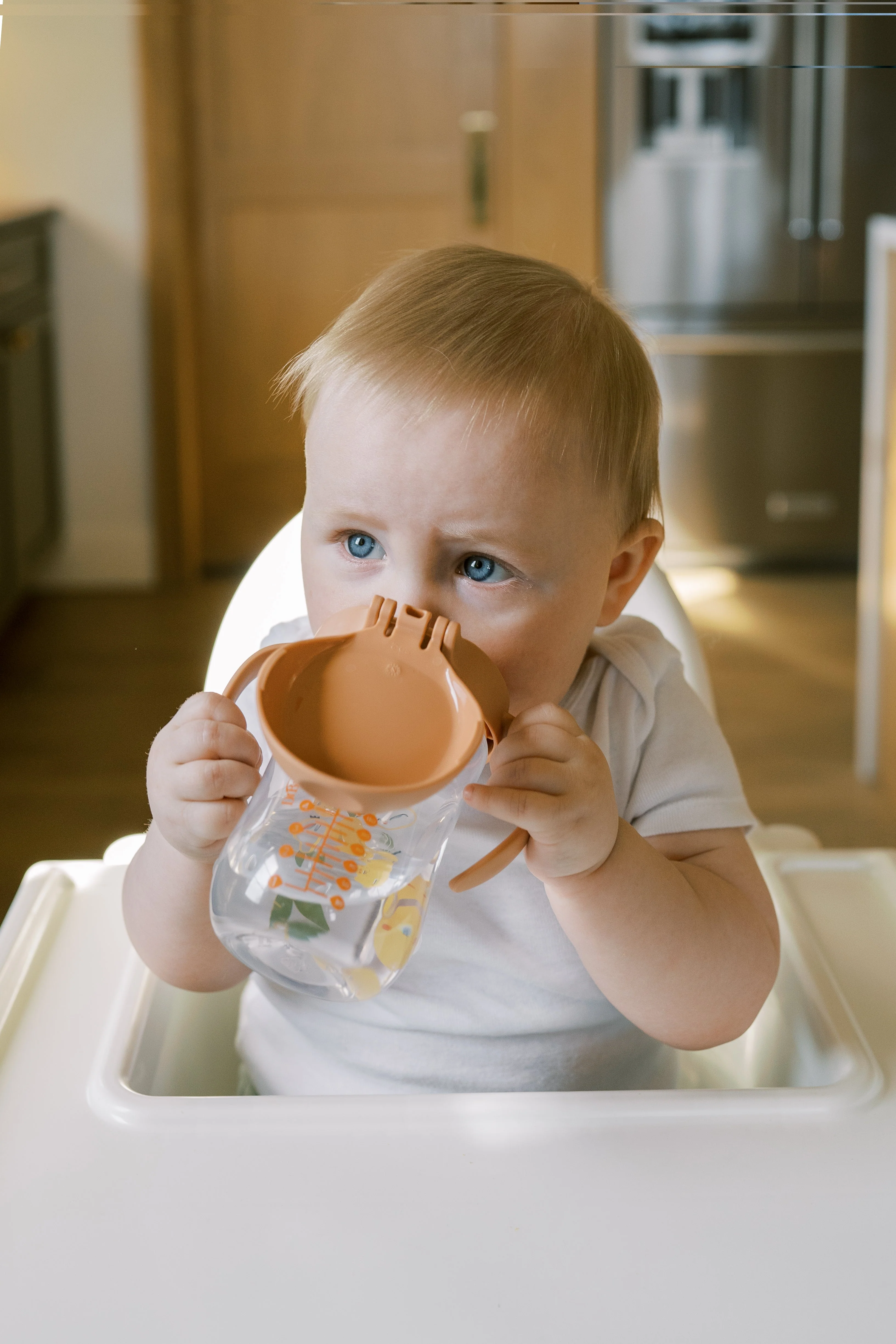 Dr. Brown’s® Soft-Spout Sippy Cup with Handles 9 oz/270 ml Pear - Image 4