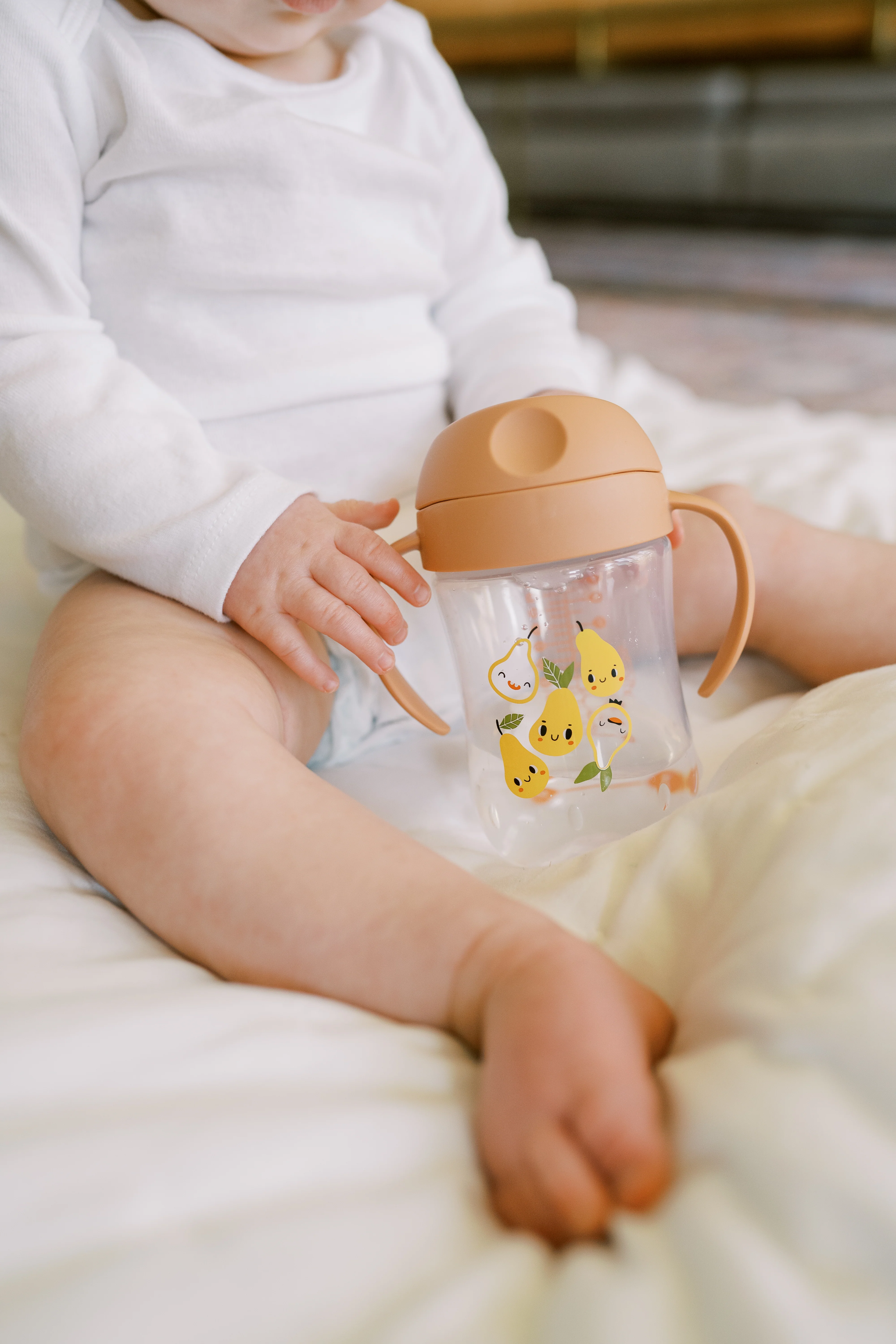 Dr. Brown’s® Soft-Spout Sippy Cup with Handles 9 oz/270 ml Pear - Image 6