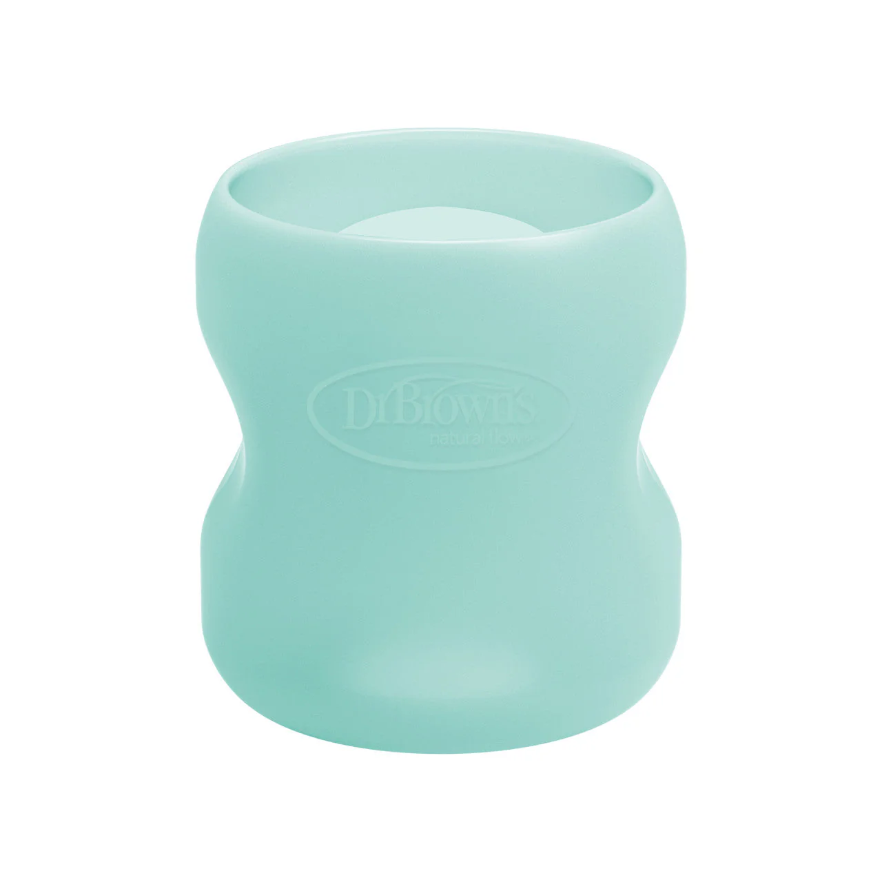 Dr Brown's 150ml Glass Silicone Sleeve Mint - Image 3
