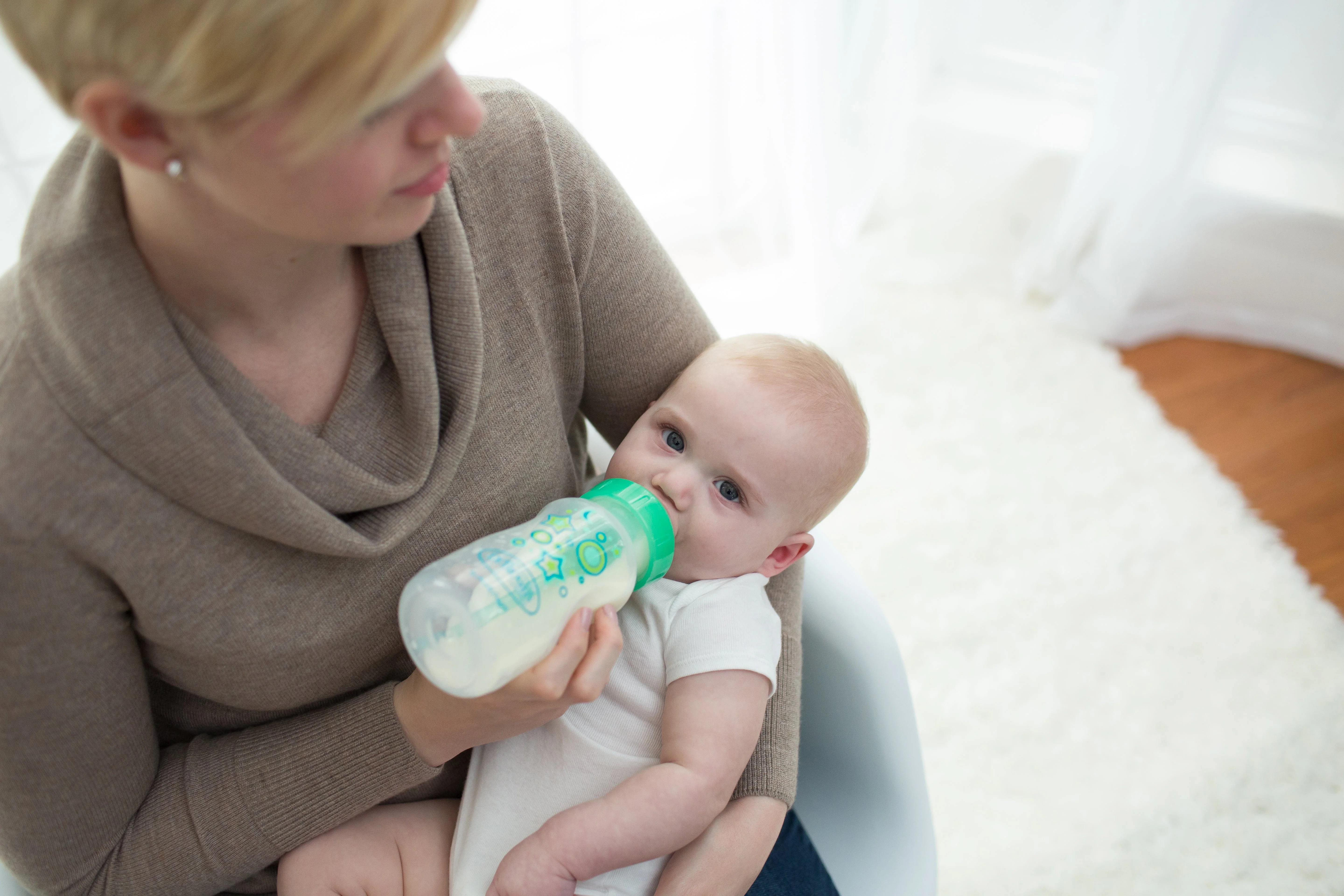 Dr. Brown's 270 mL Anti-Colic Options+ Baby Bottle, Green Stars, 1-Pack - Image 4