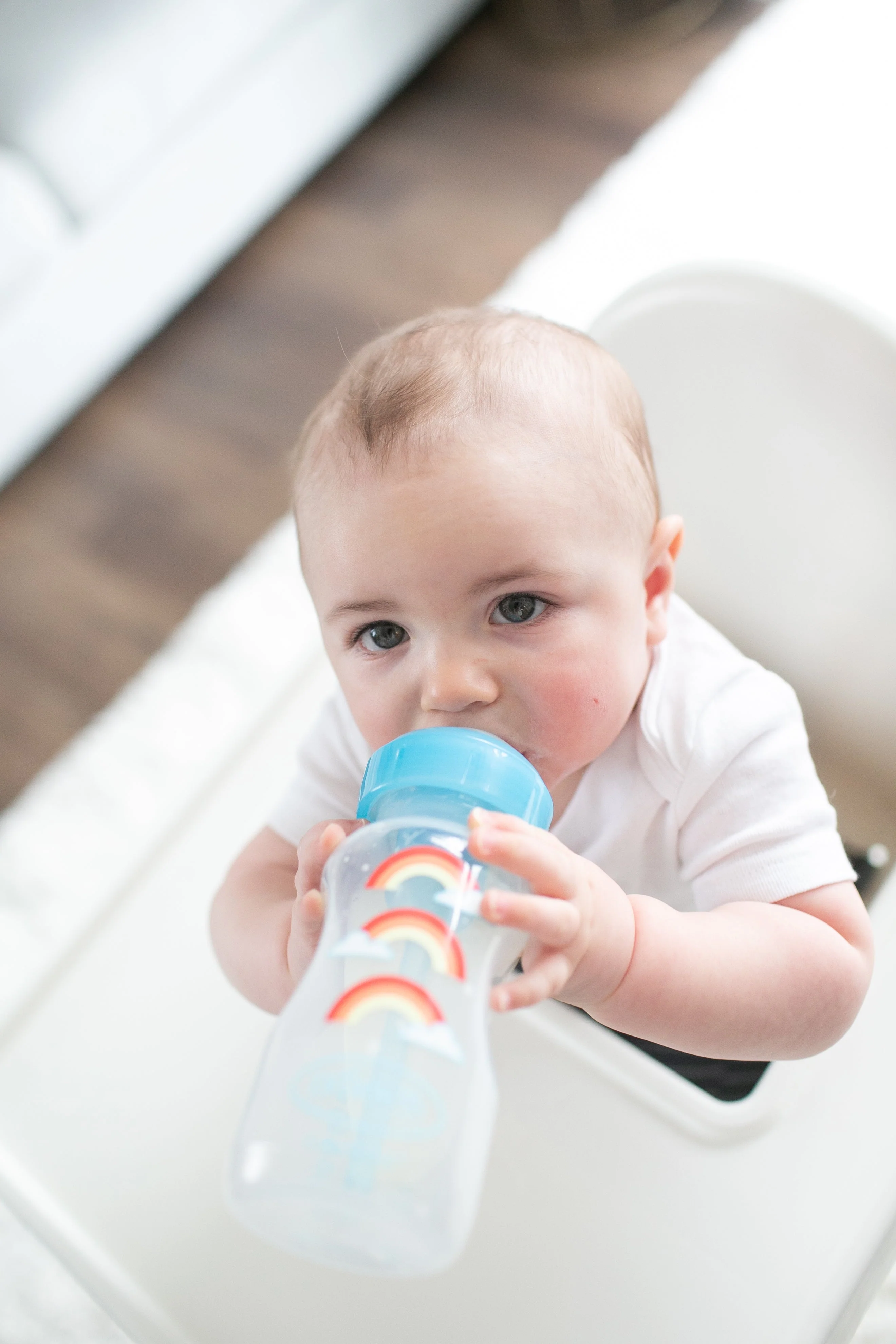 Dr. Brown's 270ml Wide-Neck Transition Bottle - Blue Rainbow - Image 5