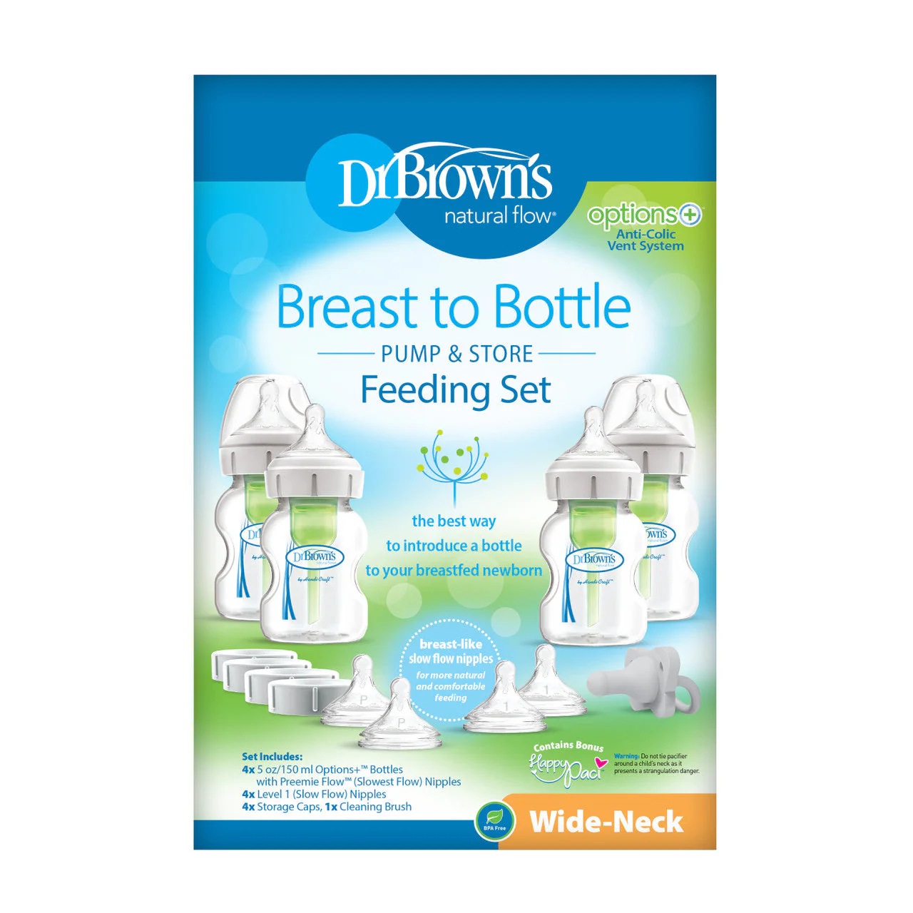 Dr Brown's Anti-Colic Breast to Bottle Feeding Set - Image 5