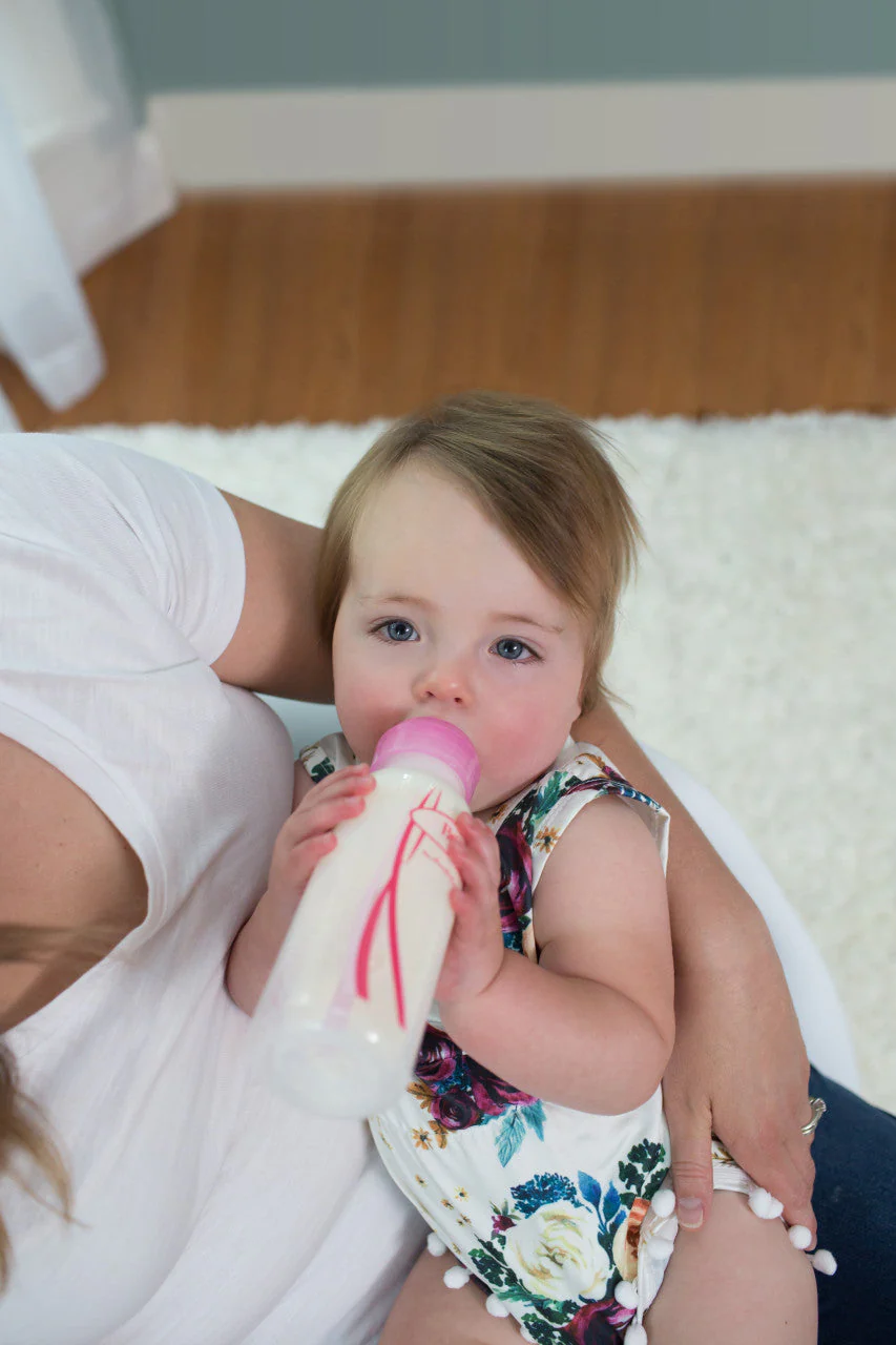 Dr Brown's Anti-Colic Options+ Narrow Neck Pink Baby Bottle Gift Set - Image 3