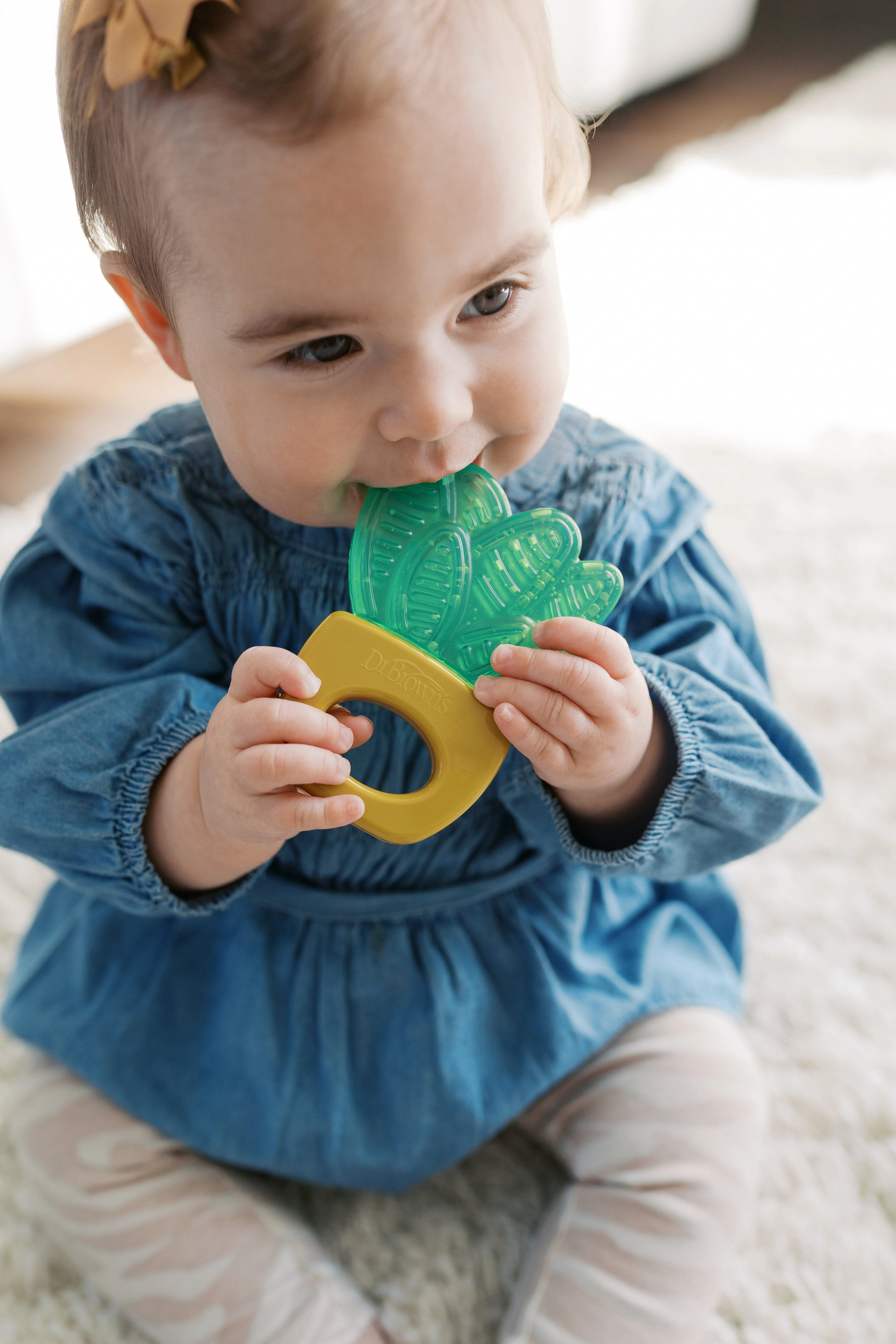 Dr Brown's AquaCool Water-filled HousePlant Teether - Image 4