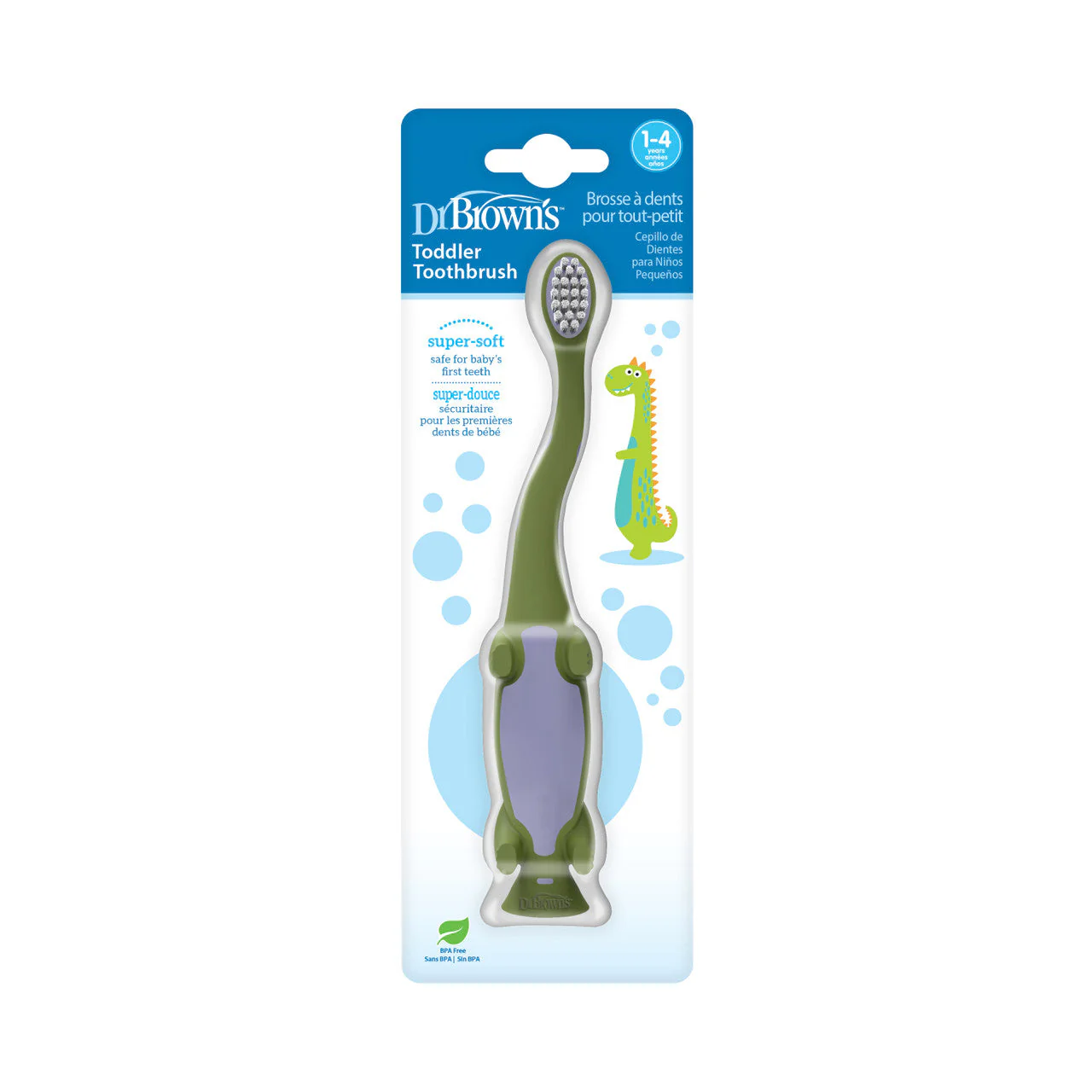 Dr Brown's Dinosaur Toddler Toothbrush - Image 5
