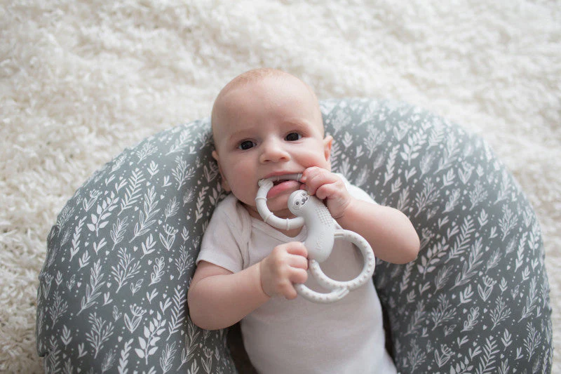 Dr Brown's Flexees Sloth Teether - Grey - Image 4