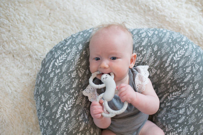 Dr Brown's Flexees Sloth Teether - Grey - Image 6