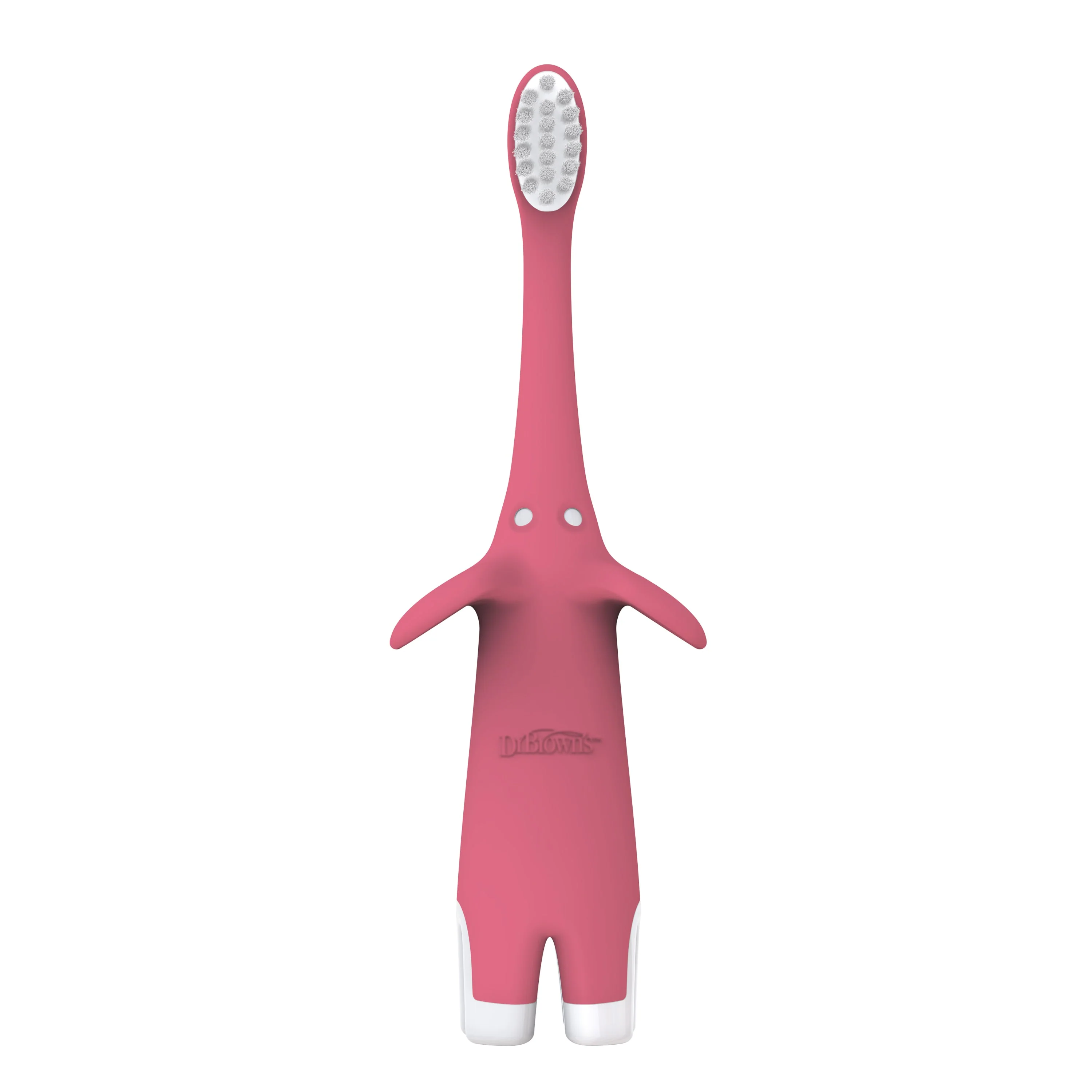Dr Brown's Infant-to-Toddler Toothbrush, Elephant, 1-Pack - Image 3