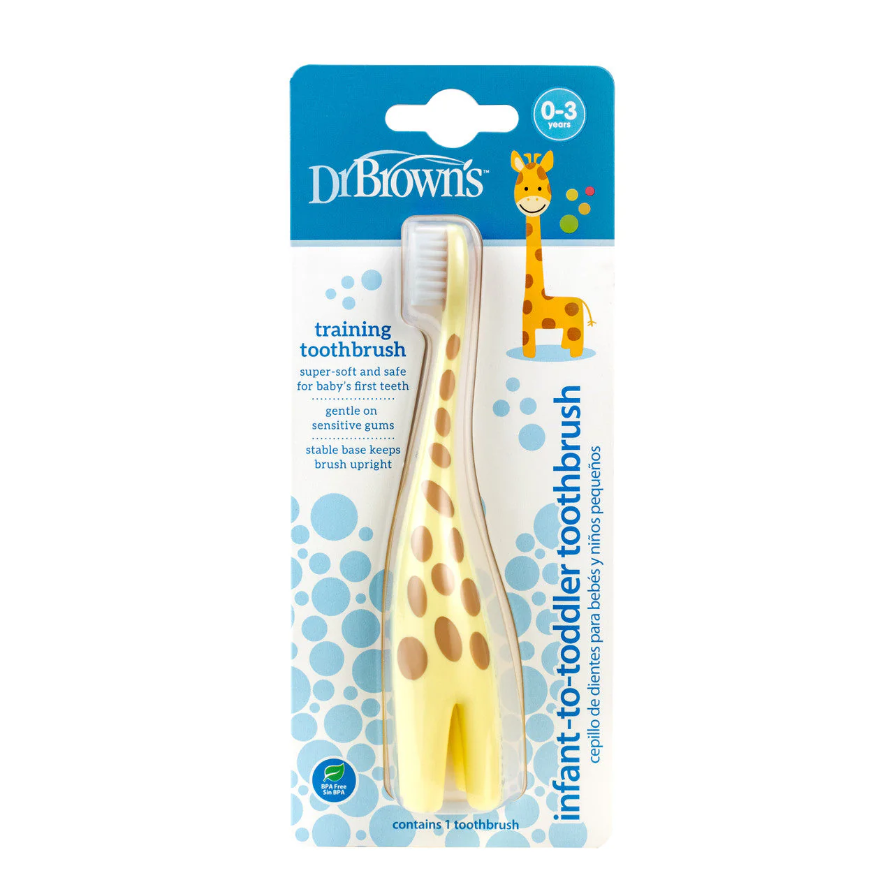 Dr Brown's Infant Toothbrush Giraffe - Image 4