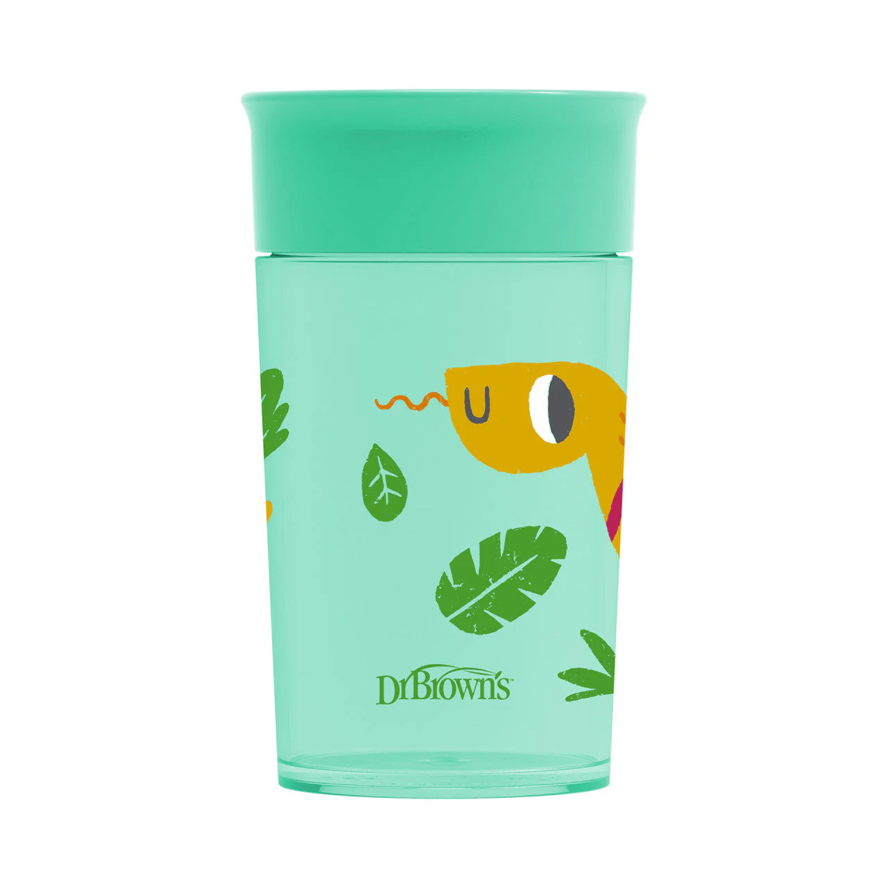 Dr Brown's Milestones Cheers360 Cup, 10oz/300ml, Green - Image 4