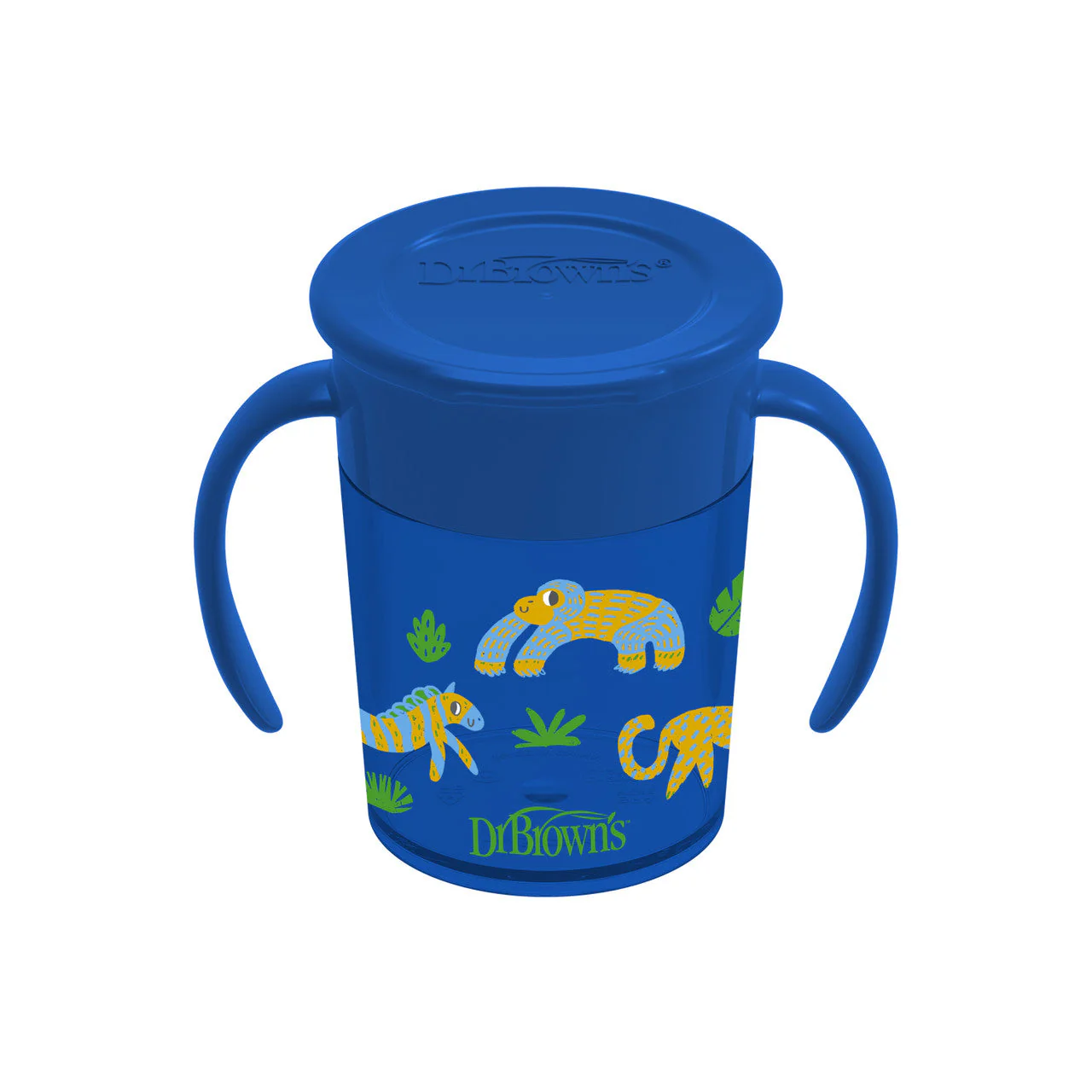 Dr Brown's Milestones Cheers360 Cup, 7oz/200ml,  Blue - Image 3