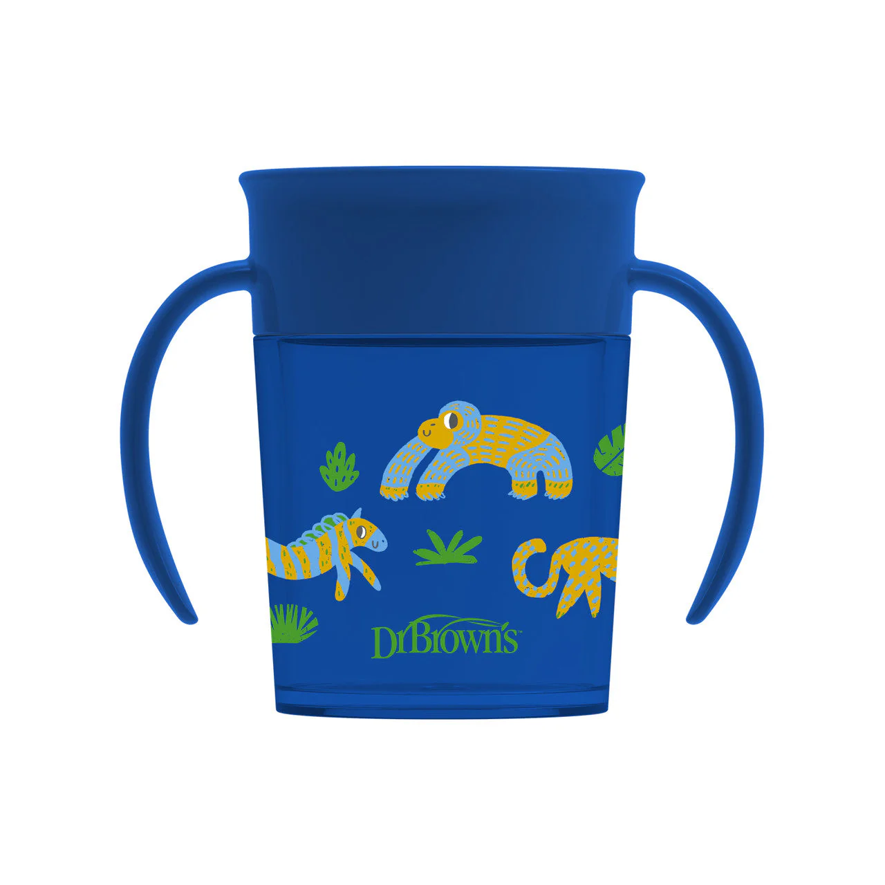 Dr Brown's Milestones Cheers360 Cup, 7oz/200ml,  Blue - Image 4