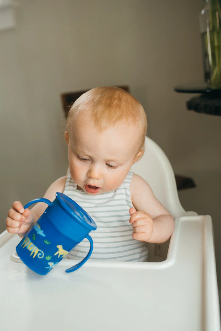 Dr Brown's Milestones Cheers360 Cup, 7oz/200ml,  Blue - Image 5