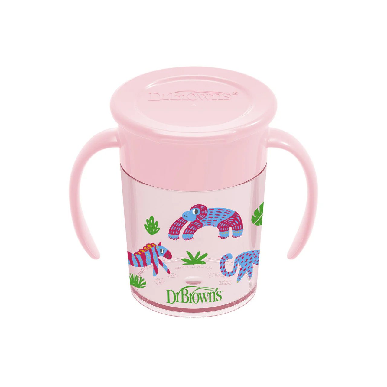 Dr Brown's Milestones Cheers360 Cup, 7oz/200ml,  Pink - Image 3