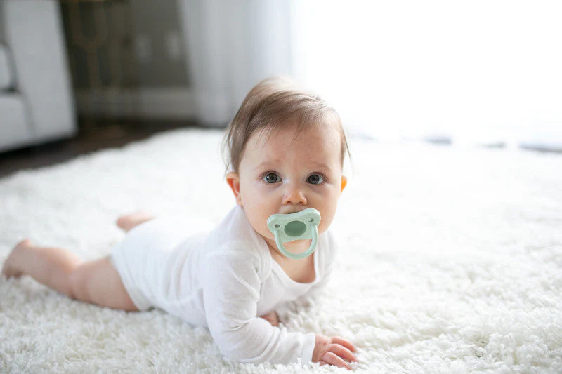 Dr Brown's One Piece Silicone Soother 2 Pack - Blue & Green 0-6 Months - Image 7