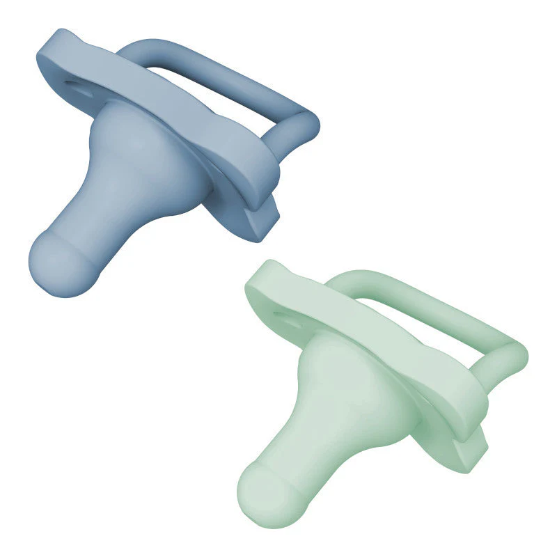 Dr Brown's One Piece Silicone Soother 2 Pack - Blue & Green 0-6 Months - Image 9