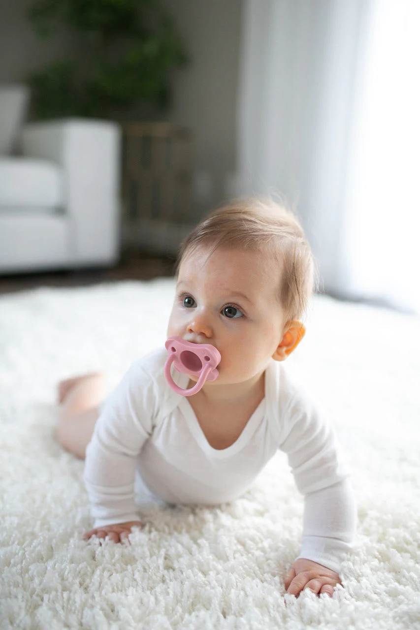 Dr Brown's One Piece Silicone Soother 2 Pack - Pink & Green 0-6 Months - Image 8