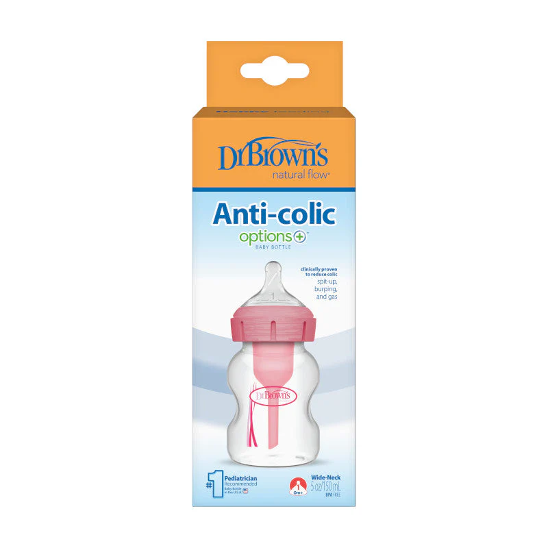 Dr Brown's Options+ 150ml Bottle Pink - Image 2