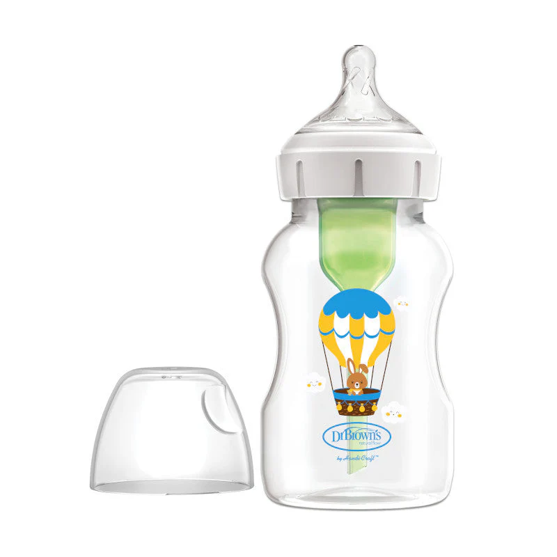 Dr Brown's Options+ Anti-Colic 330ml Baby Bottle - Bunny - Image 2