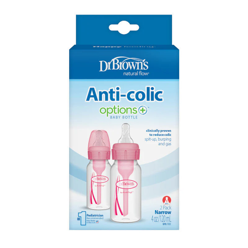 Dr Brown's Options+ Narrow Neck Pink Twin Pack - Image 7