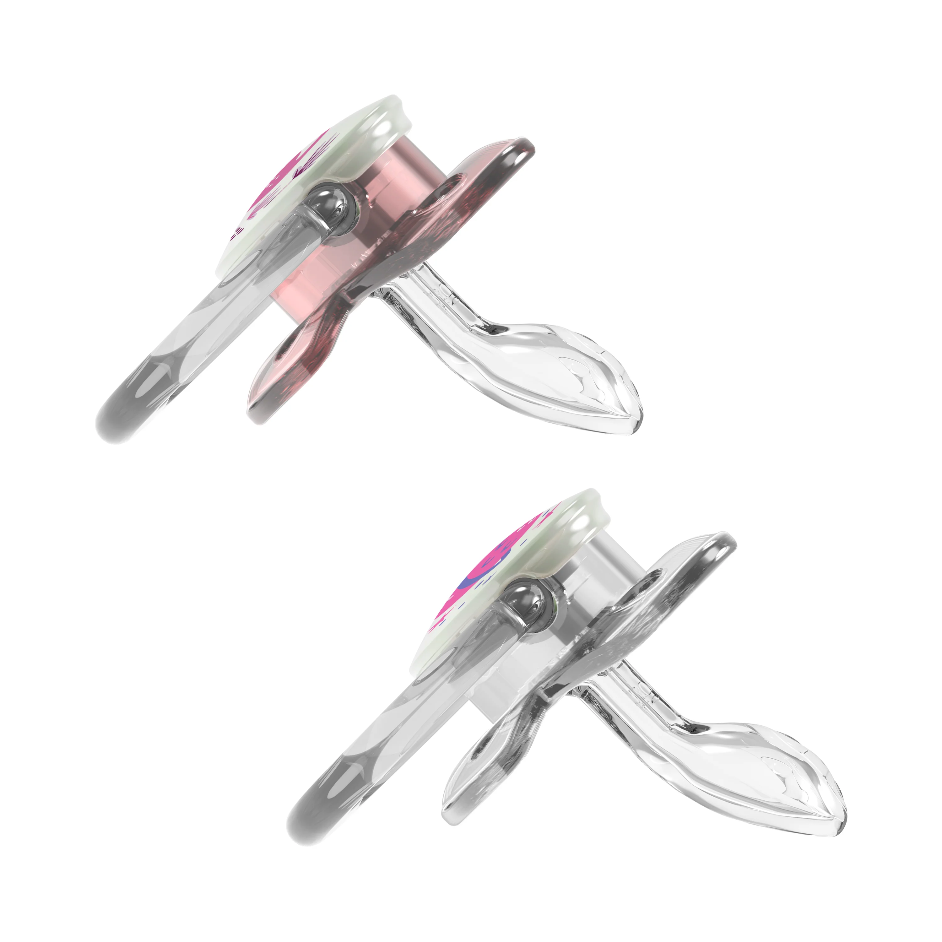 PreVent Glow In The Dark Butterfly Soothers Pink Dinosaur / Planet 6-18 Months - Image 9